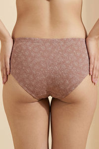 Zivame Medium Rise Full Coverage Hipster Panty (Pack of 3) - Multicolor — thumbnail 4